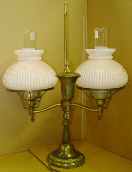 Glass Shades for Pairpoint style and Student Lamps