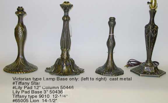 lamp bases for tiffany style shades