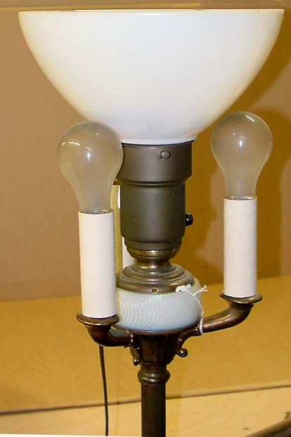 mogul bulb to standard bulb adapter antique old floor lamp or torchiere QUALITY! 